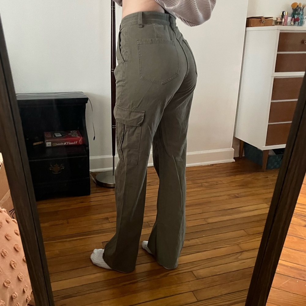 Olive green ASOS cargo pants